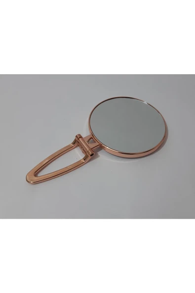 renkli çiçekler Makyaj Aynası Bakır Renk Ayna - Resim 4