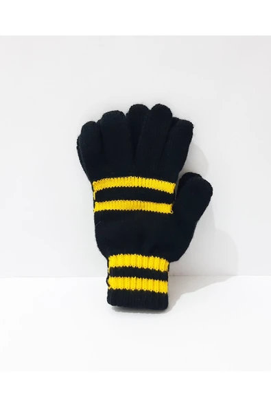 renkli çiçekler Çocuk Eldiven 5-8 Yaş Arası Çocuk Eldiveni - 2
