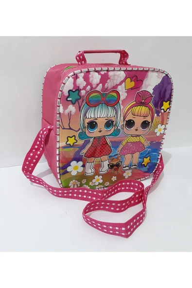 renkli çiçekler Beslenme Çanta Termoslu Okul Gıda Beslenme Çantası - 6