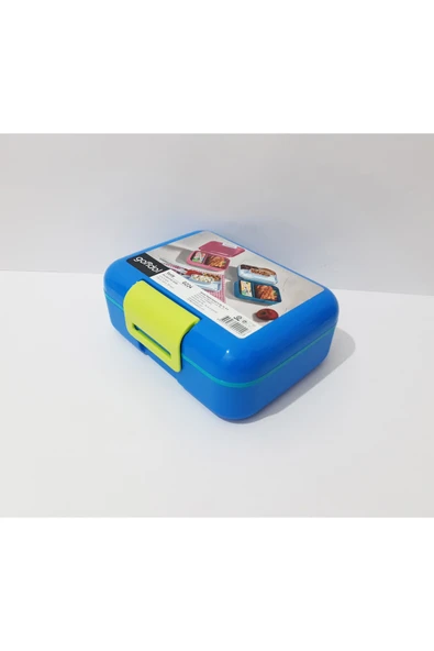 renkli çiçekler Beslenme Kabı 19x14x7 CM Okul İçin Bölmeli Beslenme Kutusu - 2