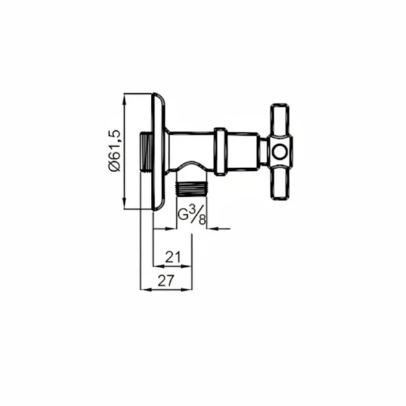 Kale A100 Ara Musluk (Küçük) - 2