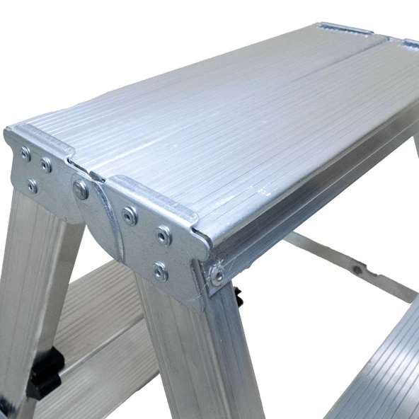 Beykon  7+7 Gold Çift Çıkışlı Alüminyum Merdiven - Resim 5