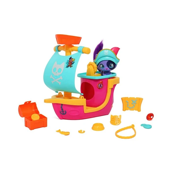 QT Kitties Korsan Gemisi Oyun Seti ürün görseli 1