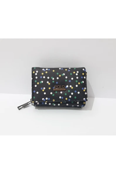 renkli çiçekler Kadın Cüzdan Mini Desenli Kadın Cüzdanı - Resim 2