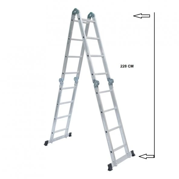 Beykon 4.70 M Çok Amaçlı Katlanır Akrobat Merdiven - 2