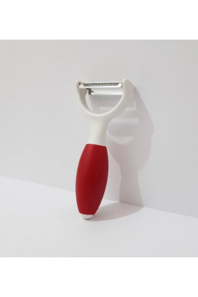 renkli çiçekler Meyve Sebze Soyacak Plastik Tombul Sebze Meyve Soyucu - Resim 5