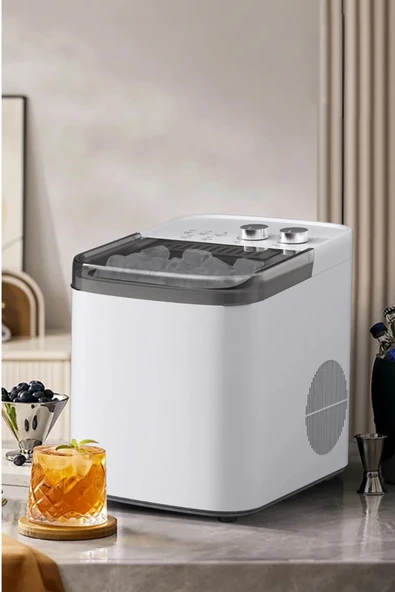 EXENAR Mini Taşınabilir Otomatik Buz Makinasi Hızlı Ev Tipi Portatif Buz Makinesi - Resim 6