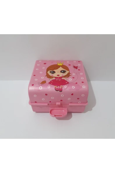 renkli çiçekler Besleme Kutusu Okul Beslenme Kabı - 2