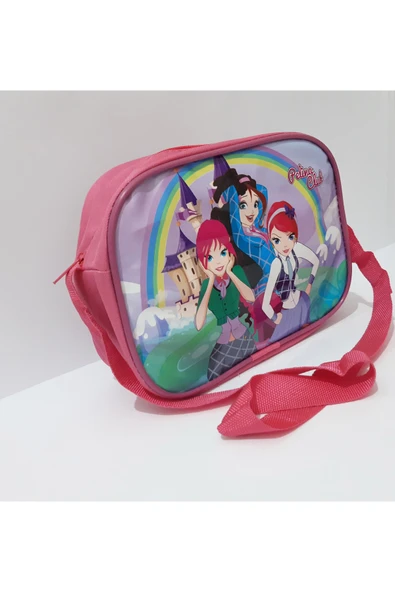 renkli çiçekler Beslenme Çantası Desenli Askılı Okul Beslenme Çanta