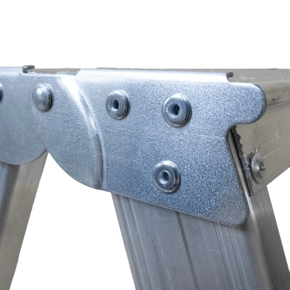 Beykon 8+8 Gold Çift Çıkışlı Alüminyum Merdiven - Resim 4