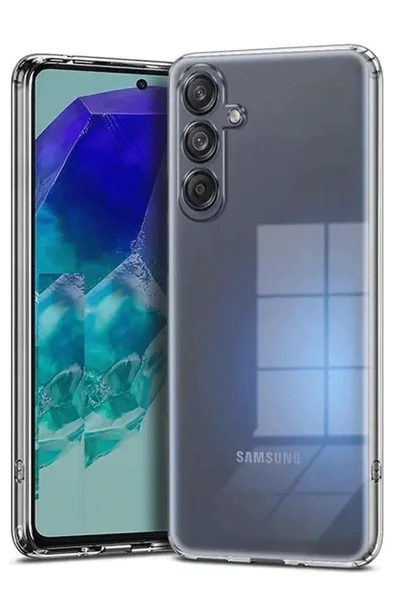 Samsung İle Uyumlu Galaxy A17 5G Kılıf Lüx Şeffaf Silikon Kapak - 2