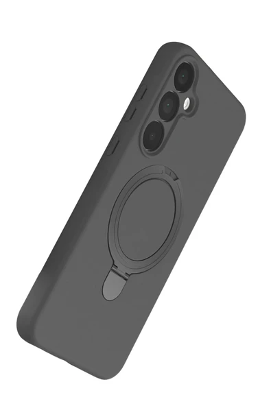 Samsung İle Uyumlu Galaxy A26 Regal Mgsafe Standlı Silikon Kapak - 3