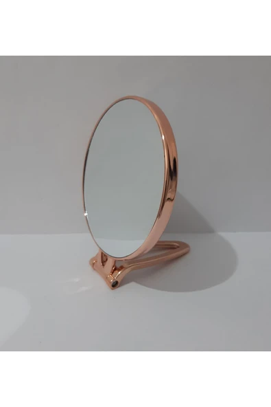 renkli çiçekler Makyaj Aynası Bakır Renk Ayna ürün görseli 1