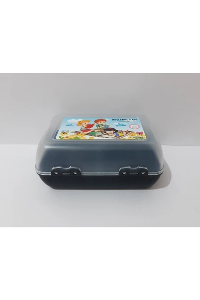 renkli çiçekler Beslenme Kutusu Çift Taraflı Açılabilir Okul Için Beslenme Kabı Beslenme - 5