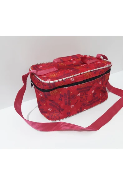 renkli çiçekler Beslenme Çantası Okul Beslenme Çanta Askılı Tutmalı Çanta