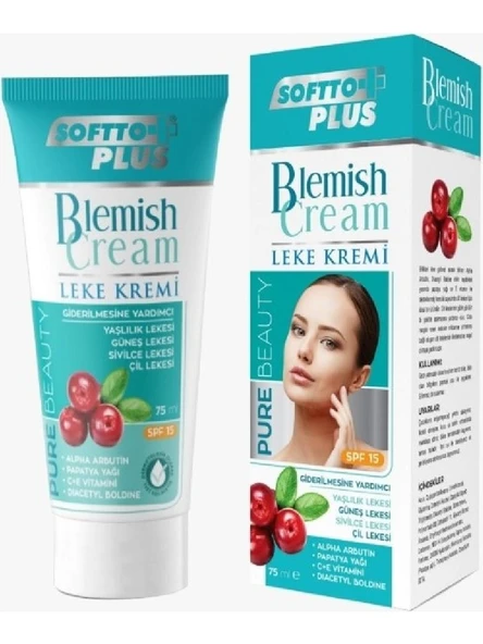 Softto Plus Cilt Leke Kremi (Spf 15) 75 ml ürün görseli 1