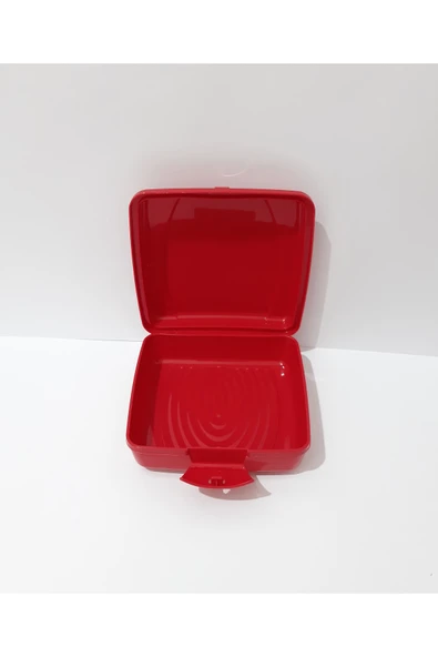 renkli çiçekler Beslenme Kutusu Okul Için Mini Kare Beslenme Kabı 13x13x4 Cm - 2