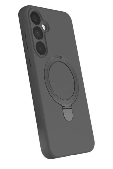 Samsung İle Uyumlu Galaxy A26 Regal Mgsafe Standlı Silikon Kapak - 2