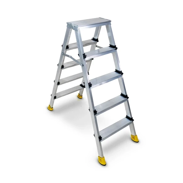 Beykon  5+5 Gold Çift Çıkışlı Alüminyum Merdiven ürün görseli