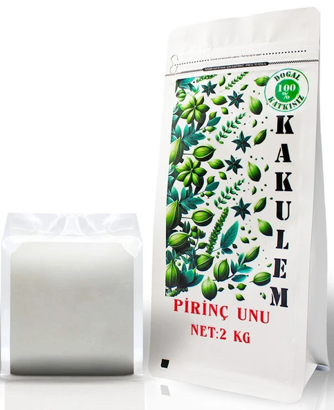 KAKULEM GLUTENSİZ SERTİFİKALI Katkısız Bebek Pirinç Unu 2 KG ürün görseli