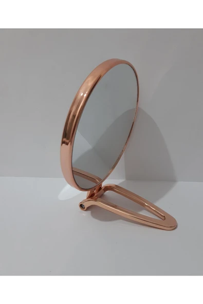 renkli çiçekler Makyaj Aynası Bakır Renk Ayna - Resim 5