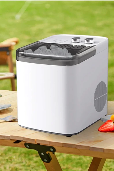 EXENAR Mini Taşınabilir Otomatik Buz Makinasi Hızlı Ev Tipi Portatif Buz Makinesi - Resim 4