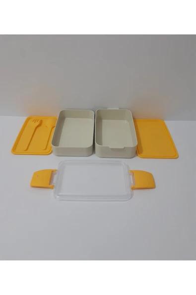 renkli çiçekler Çift Katmanlı Gıda Saklama Kabı Beslenme Kutusu Beslenme Kabı Okul Ofis Piknik İçin - 6