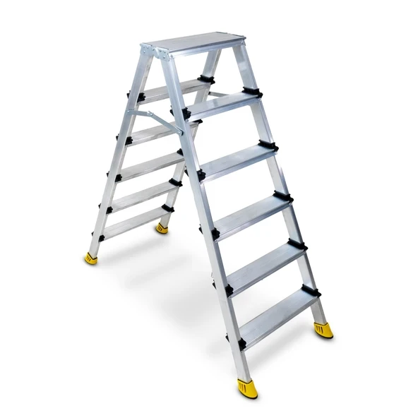 Beykon 6+6 Gold Çift Çıkışlı Alüminyum Merdiven ürün görseli