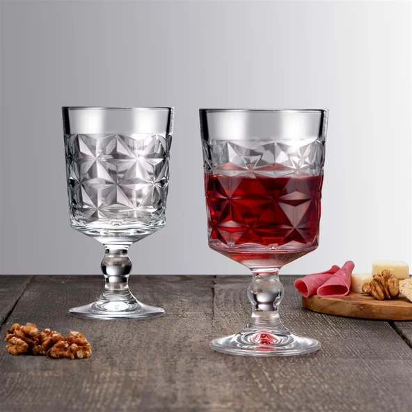 Paşabahçe 440459 Estrella Kırmızı Şarap Kadeh 4'lü 330cc - Resim 2