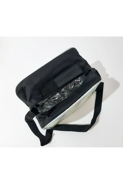 renkli çiçekler Beslenme Çanta Erkek Okul Beslenme Çantası Termoslu Çanta Gıda Çantası - 4