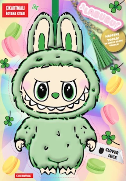 Labubu Clover Luck Çılgın Koleksiyon – Çıkartmalı Boyama Kitabı / Doğan Çocuk / 9786255642639 ürün görseli