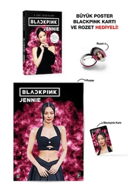 Blackpink Jennie - K-Pop Yıldızları / Cihan Özata / Parodi Yayınları / 9786256588196 ürün görseli