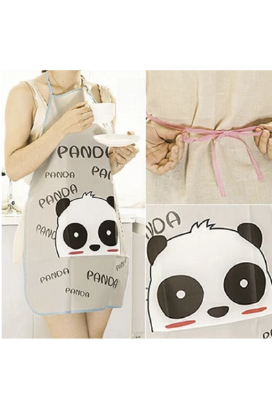 renkli çiçekler Mutfak Önlük Su Yağ Geçirmez Desenli Mutfak Önlüğü - Resim 2