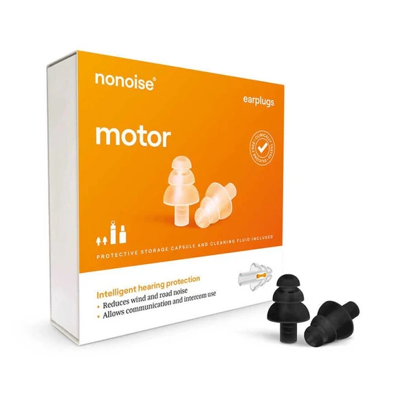 NONOISE MOTO KULAK TIKACI SİYAH ürün görseli 1