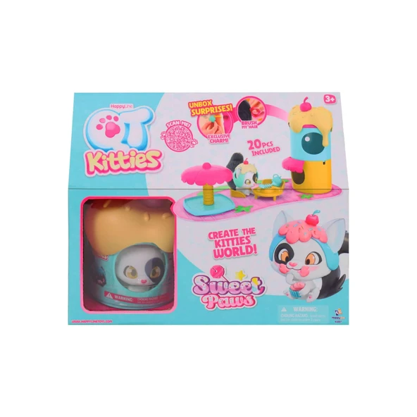 QT Kitties Dondurma Dükkanı Oyun Seti - Resim 3