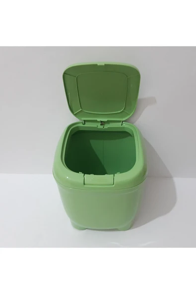 renkli çiçekler Çöp Kovası Tezgah Üstü Mini Çöp Kavası Çöp Kova - Resim 4