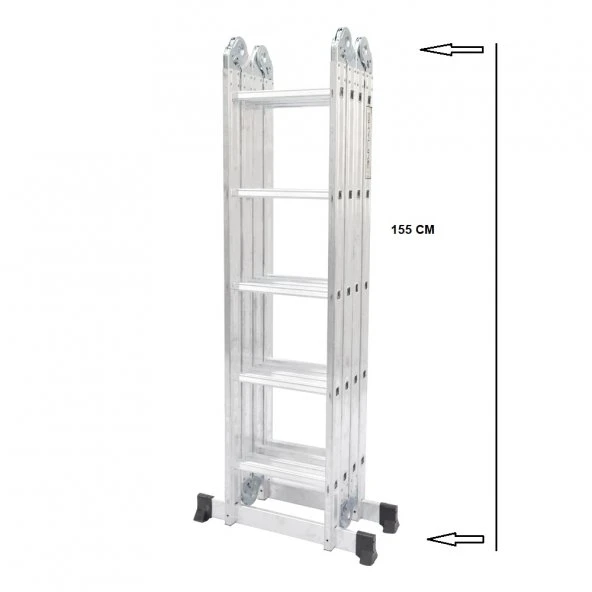 ÇOK AMAÇLI KATLANIR AKROBAT MERDİVEN( elit 45) - Resim 3