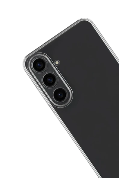 Samsung İle Uyumlu Galaxy S25 FE Kılıf Lüx Şeffaf Silikon Kapak - Resim 3