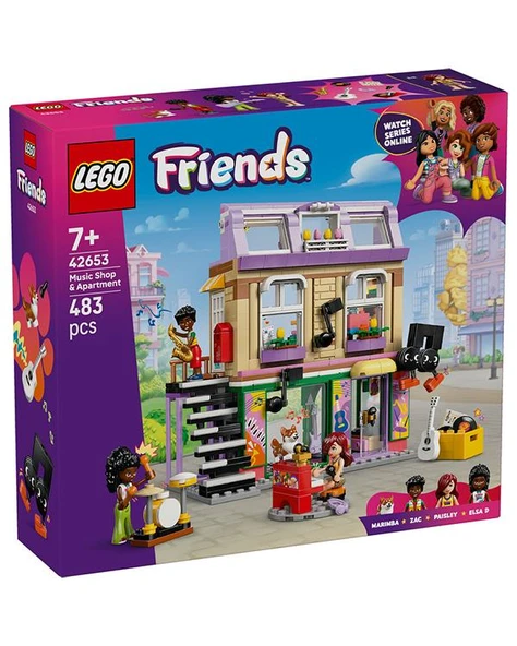 Lego Friends Müzik Mağazası ve Daire 42653 ürün görseli
