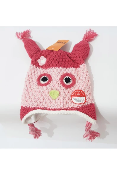 renkli çiçekler Kız Çocuk Bere Hayvan Figürlü Sezon Çocuk Bere ürün görseli 1