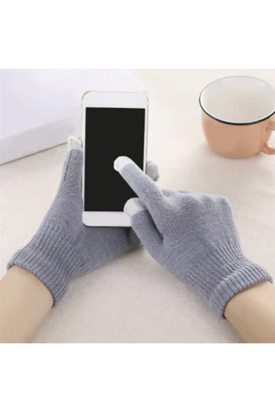 renkli çiçekler Unisex Kadın Erkek Dokunmatik Ekran Kış Bilek Eldiven (_13)