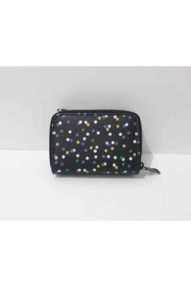 renkli çiçekler Kadın Cüzdan Mini Desenli Kadın Cüzdanı - Resim 5