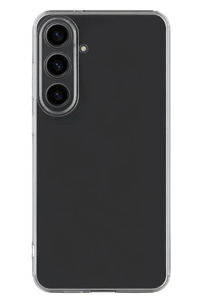 Samsung İle Uyumlu Galaxy S25 FE Kılıf Lüx Şeffaf Silikon Kapak - Resim 2