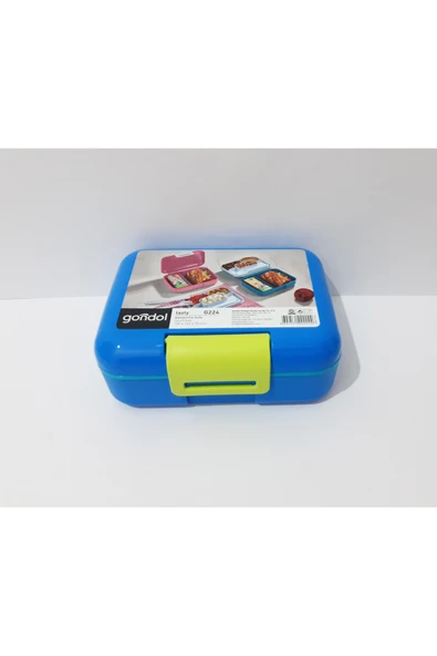 renkli çiçekler Beslenme Kabı 19x14x7 CM Okul İçin Bölmeli Beslenme Kutusu - 7