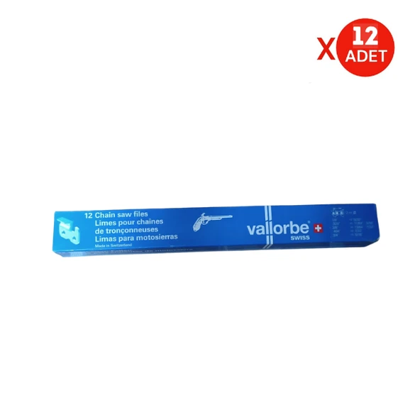 Vallorbe 5/32 Zincir Bileme Eğesi 4mm 12 Adet ürün görseli