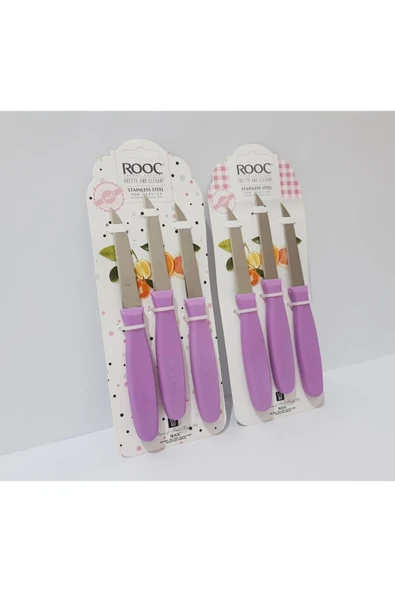 renkli çiçekler 6 Adet Paslanmaz Çelik Keskin Meyve Sebze Bıçağı
