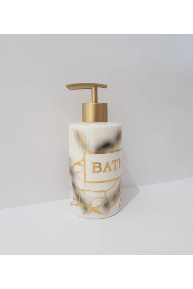 renkli çiçekler Porselen Sıvı Sabunluk 350 ml - 2