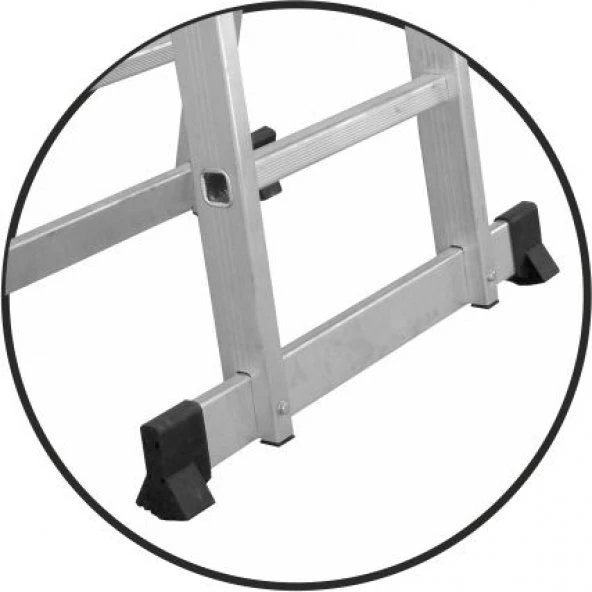 BEYKON 5.70 M KALIN PROFİL COK AMACLI AKROBAT MERDIVEN - Resim 5