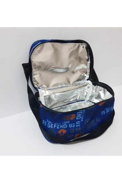 renkli çiçekler Beslenme Çantası Okul Beslenme Çanta Askılı Tutmalı Çanta - 3