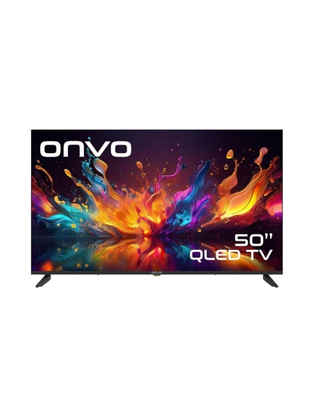 Onvo 50OVF9001 50'' 127 Ekran Uydu Alıcılı 4K Ultra HD Google Smart QLED TV ürün görseli